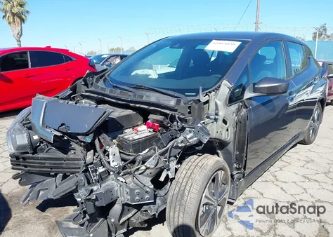 2020 Nissan Leaf Sv 40 Kwh z USA, uszkodzony, nr VIN 1N4AZ1CP1LC307372